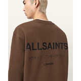 ALLSAINTS Xander Crewneck Sweatshirt - Brown