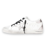 Golden Goose Super-Star - White Rose Silver Metallic