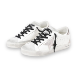 Golden Goose Super-Star - White Rose Silver Metallic