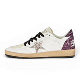 Golden Goose Ballstar Glitter - Silver/Purple