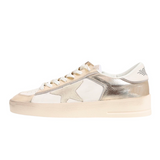 Golden Goose Stardan - White Metallic Gold
