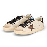 Golden Goose Super-Star - White Beige Brown