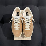 Golden Goose Soul Star Leather Sneaker - Tobacco, White & Milk