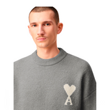 Ami De Coeur Crewneck Sweater - Grey Alpaca