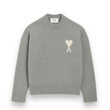 Ami De Coeur Crewneck Sweater - Grey Alpaca