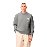 Ami De Coeur Crewneck Sweater - Grey Alpaca