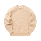 Ami Paris Tonal Ami De Coeur Crewneck - Beige