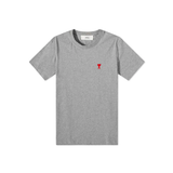 Ami Paris Small A Heart T-shirt - Heather Grey