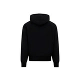 Ami Paris Small Red Ami De Coeur Hoodie - Black