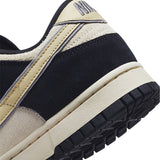 Nike Dunk Low LX - Black Suede Team Gold