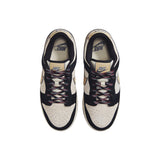 Nike Dunk Low LX - Black Suede Team Gold