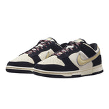 Nike Dunk Low LX - Black Suede Team Gold