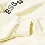 Fear of God Essentials Pullover Hoodie Applique Logo - Buttercream