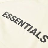 Fear of God Essentials Pullover Hoodie Applique Logo - Buttercream