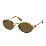 Miu Miu Sunglasses - Rose Gold / Dark Brown
