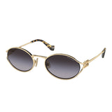 Miu Miu Sunglasses - Pale Gold / Grey Gradient