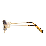 Miu Miu Sunglasses - Pale Gold / Grey Gradient