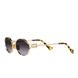 Miu Miu Sunglasses - Pale Gold / Grey Gradient